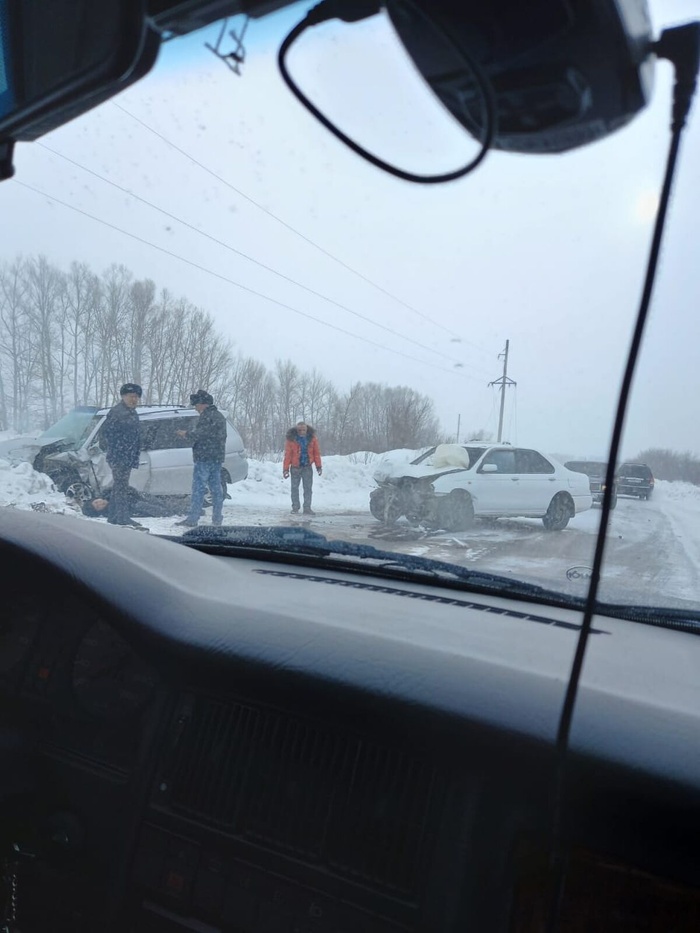 ДТП на въезде в Белоусовку со стороны Риддера